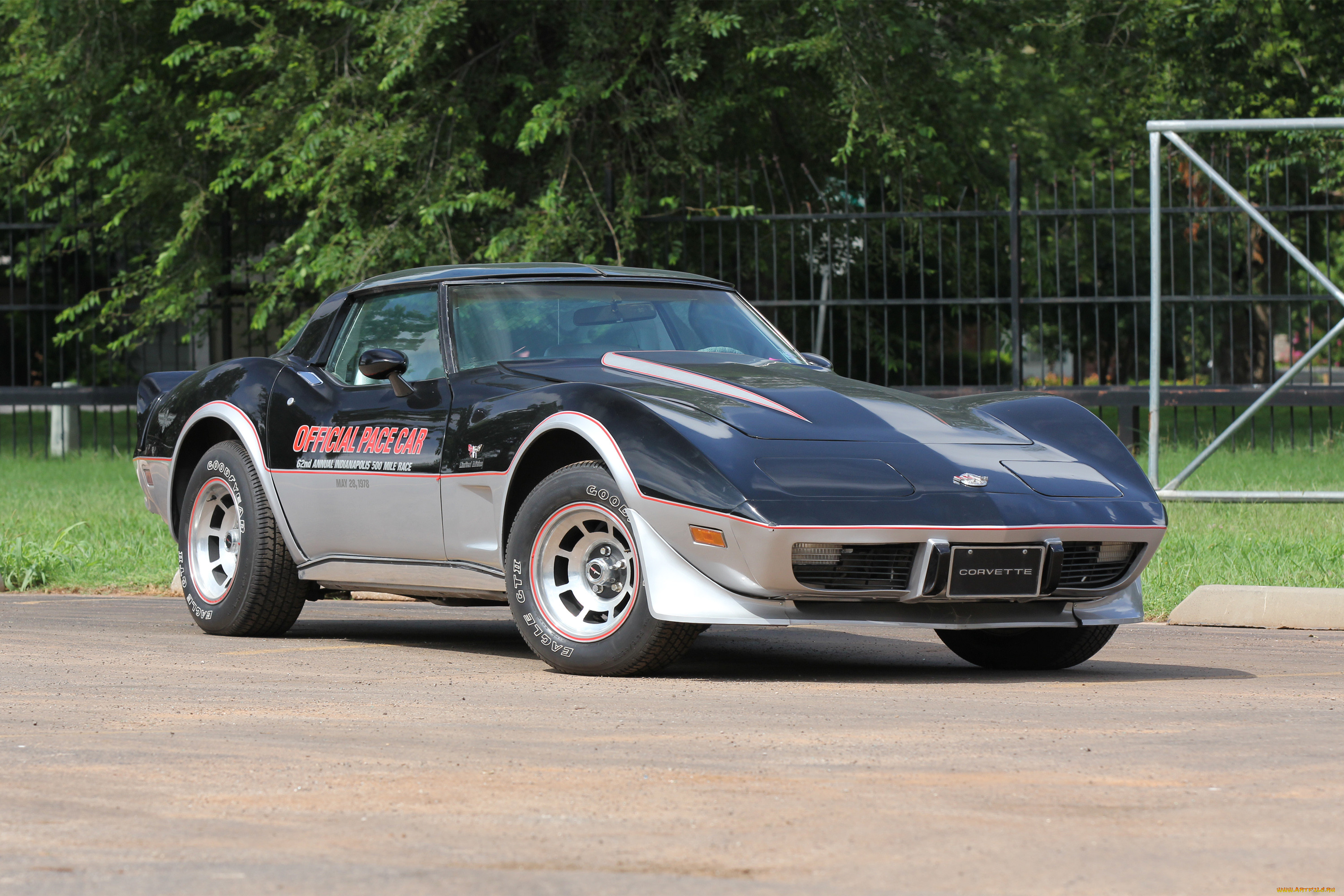 , corvette, 1978, pace, car